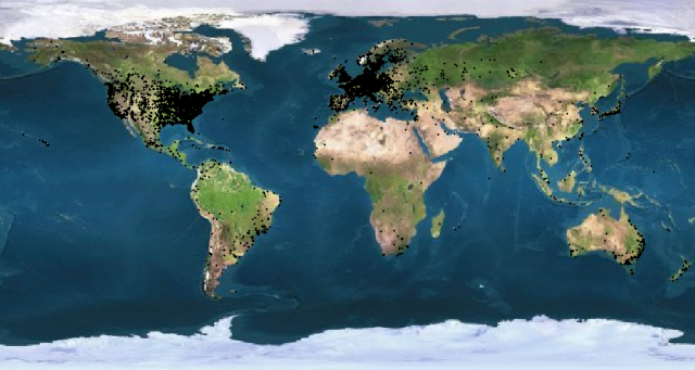 Climateprediction.net map